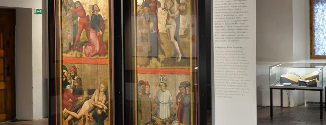 Oltářní křídla z Roudník na výstavě Jan Hus 1415/2015